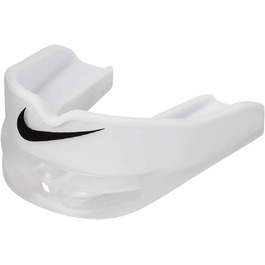 Захисна капа для футболу Nike Alpha, біло-чорна