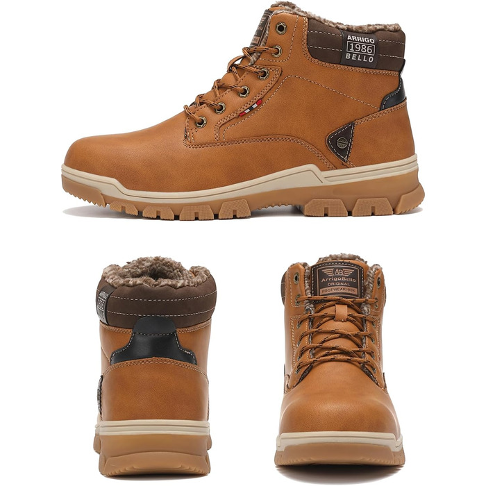 Чоботи зимові чоловічі Arriggo Bello, жовті, 41-46 EU, утеплені, антиковзаючі, для трекінгу та хайкінгу