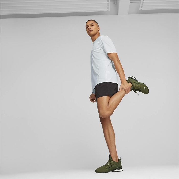 Кросівки Puma Axelion Refresh для чоловіків, 41 розмір, зелений, чорний, сірий