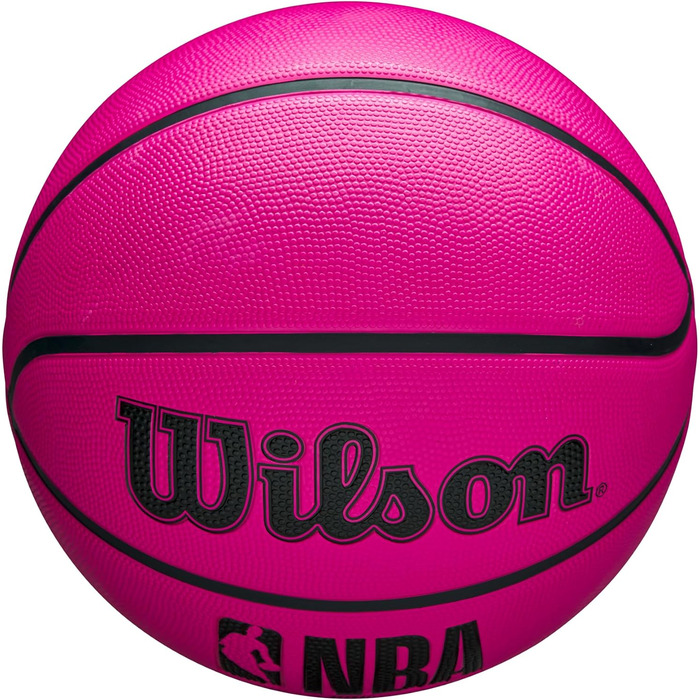 Баскетбольний м'яч Wilson NBA DRV розмір 7 рожевий, для вулиці