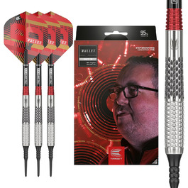 Дартс Target Stephen Bunting G5 18г, 95% вольфрам, електронний професійний набір з Pixel-наконечниками, софт-тіп