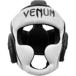 Боксерський шолом Venum Elite білий/камуфляж, захисний для боксу та MMA
