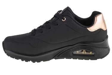Жіночі кросівки SKECHERS UNO GOLDEN AIR, чорні, 38 EU