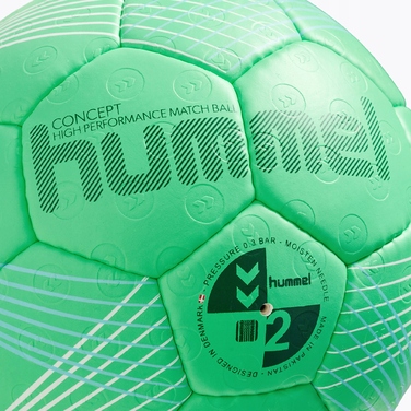 Гандбольний м'яч Hummel Concept HB, колір green/blue/white, розмір 2