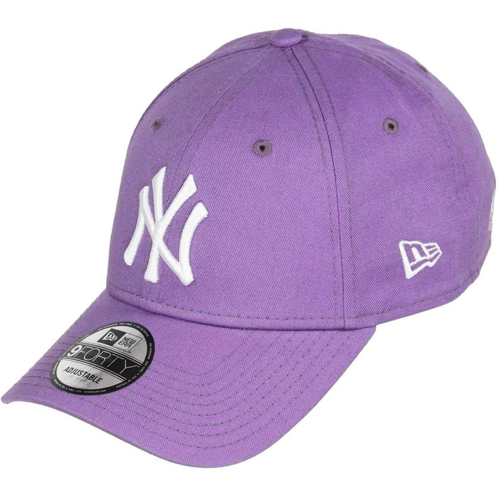 Кепка New Era MLB 9Forty з регульованим розміром, бейсболка з логотипом NY/LA, фіолетовий