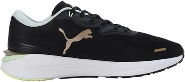 Кросівки Puma Electrify Nitro 2 Run 75 для бігу по місту, 45 EU, Puma Black Light Mint Puma Gold