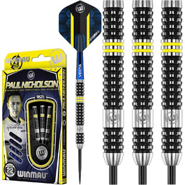 WINMAU Paul Nicholson 22 г вольфрамові професійні дротики з насадками та оперенням