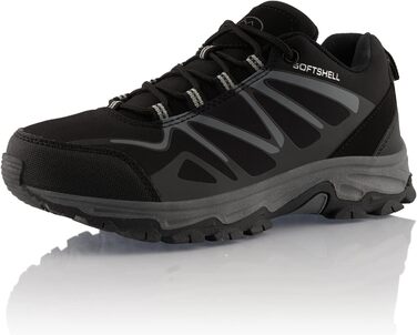 Трекінгові черевики для жінок та чоловіків, дихаючі, чорно-зелені, 36 EU, чорно-сірі