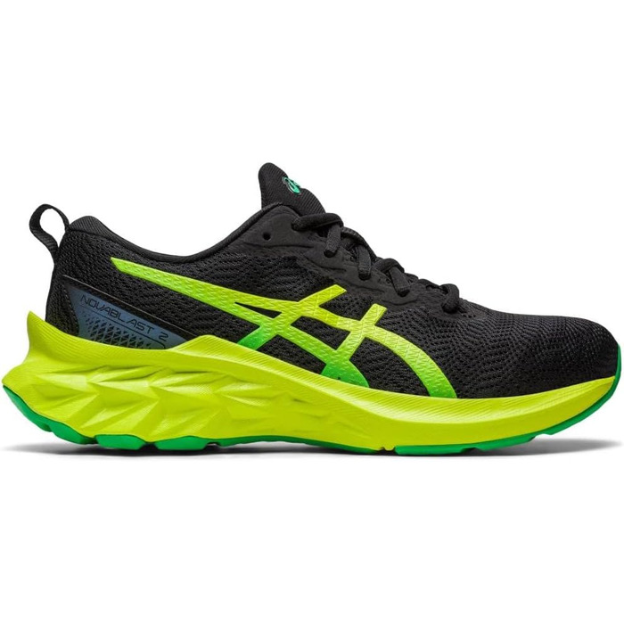 Дитячі кросівки ASICS Novablast GS, чорний/лаймовий, 40 EU