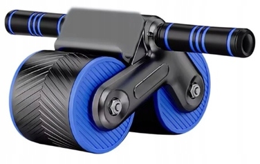 Ролик для преса AB Roller — тренажер для м'язів живота з функцією відскоку та килимком