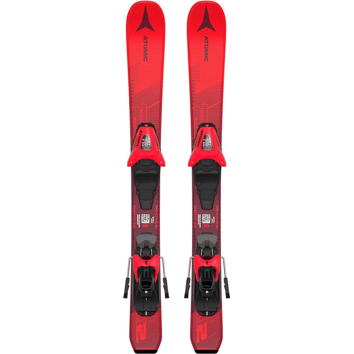 Дитячі гірські лижі ATOMIC REDSTER J2 80 см + кріплення C 5 GW 23/24, червоні, карвінгові