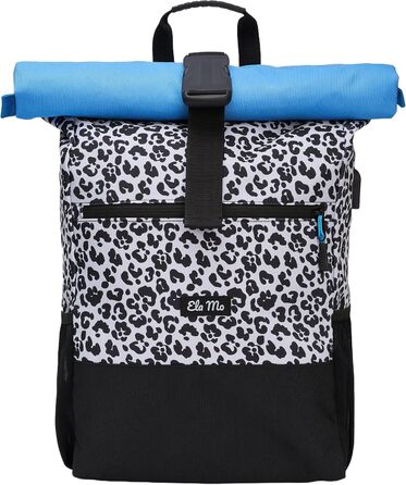 Жіночий рюкзак Ela Mo Rolltop 18 л Лео — стильний і зручний шкільний рюкзак