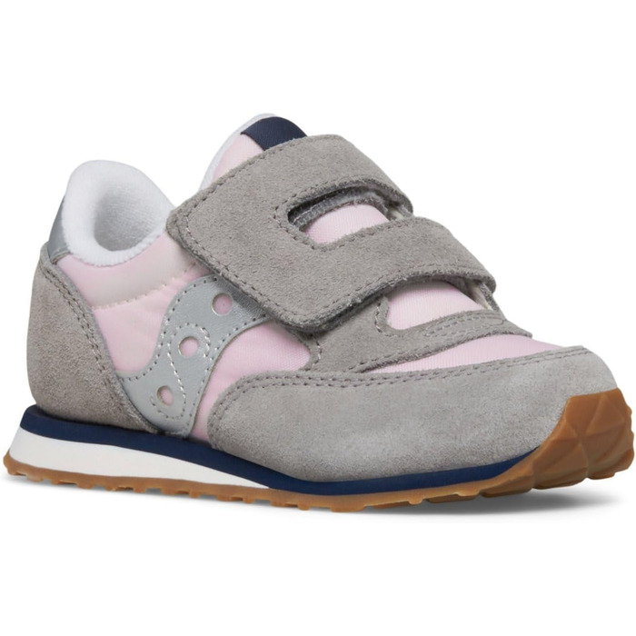 Детские кроссовки Saucony Baby Jazz H&l-K для первых шагов (29 EU, Blush Grey Silver)