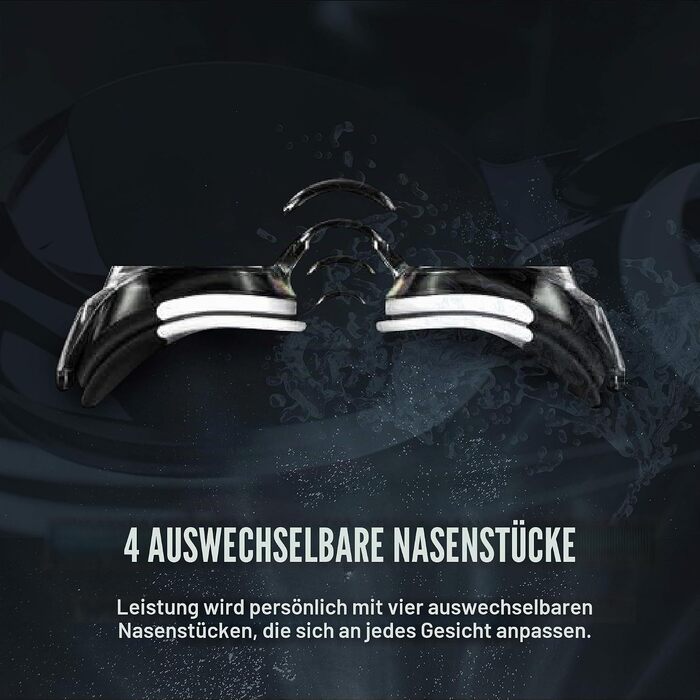 Спортивні плавальні окуляри Speedo Vanquisher 2.0 унісекс, дзеркальні, сріблясті