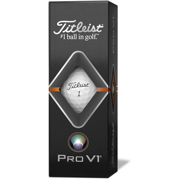 М'ячі для гольфу TITLEIST Pro V1 2019, набір 3 шт., нові