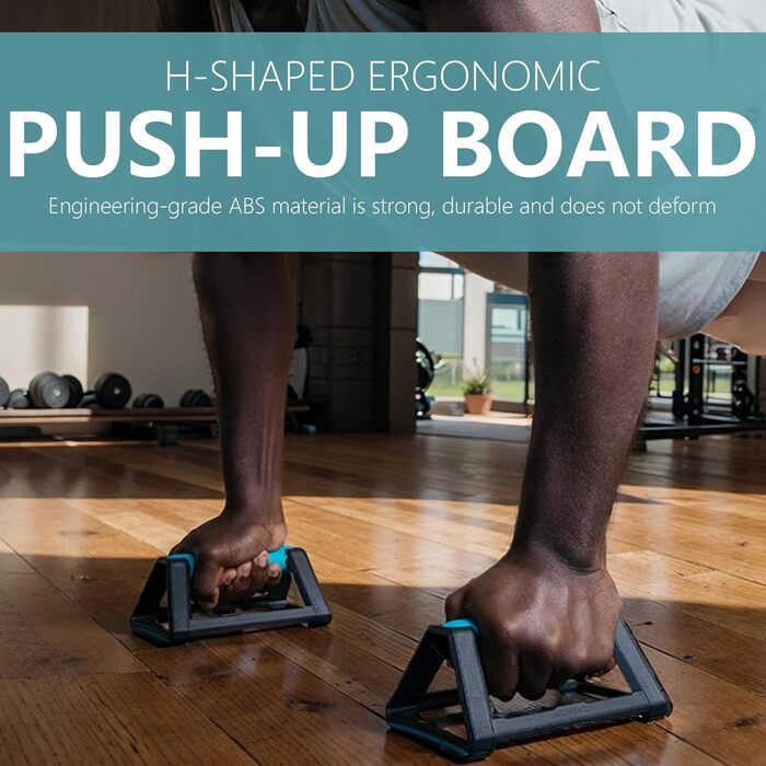 Набір для віджимань 2 шт. з нековзкими ручками, база з силікону, 110 кг, для віджимань, станова, калістеніка