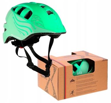 Дитячий велосипедний шолом з регулюванням та комплект захисту для скейтбордингу, розмір XS