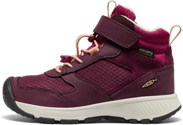 KEEN Skua Mid - Дитячі водонепроникні трекінгові черевики, 24 EU, Колір: Fig Peach Fuzz