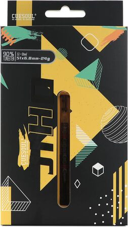 CUESOUL JIHO S1-S8 Серія дартс 21/22/23 г, сталева голка, 90% вольфрам, комплект з уніфікованим ROST T19 Flight