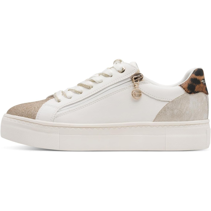 Кросівки жіночі Tamaris білі, низький хід, зі змінною устілкою та комфортною підкладкою (42 EU)