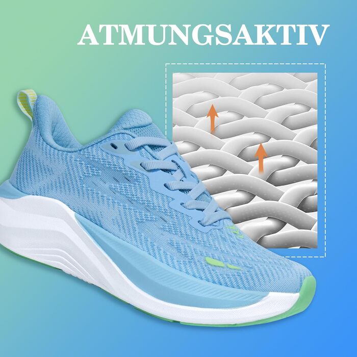 Hawkwell Cloud Zero Active Cushion – жіночі кросівки для тенісу, фітнесу та прогулянок, дихаючі, сині, 41 EU