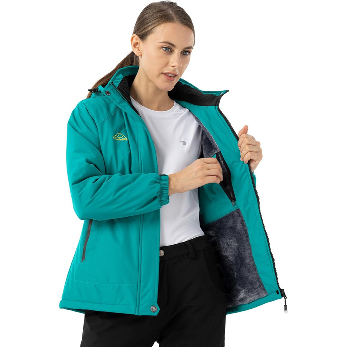 Жіноча зимова куртка Ysento: водонепроникна, тепла, вітрозахисна, для сноуборду та активного відпочинку, блакитна, розмір XL