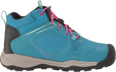 KEEN Wanduro Mid - Водонепроникні дитячі черевики для хайкінгу, Fjord Blue/Fuchsia/Purple, 38 EU