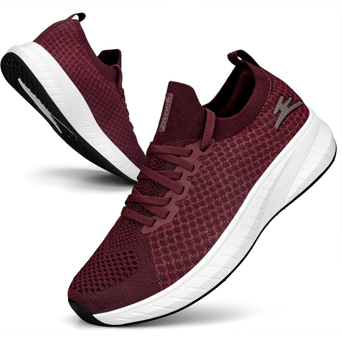 Жіночі спортивні кросівки для бігу та повсякденного носіння, легкі, дихаючі, модна модель (38 EU, Бордовий)