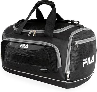 Універсальна спортивна сумка FILA Cypress, маленька, чорна/темно-сіра