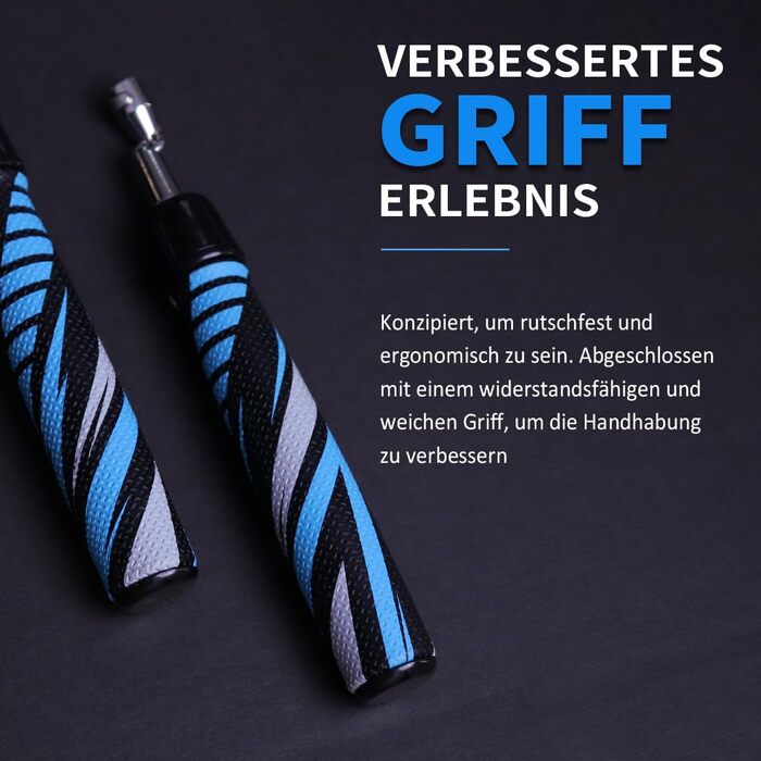 Стрибкове канат Hererope 3-в-1 з регульованою вагою, 360° обертання, ергономічна ручка, сірий