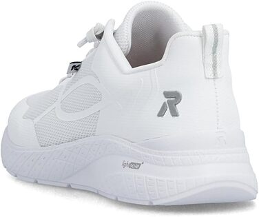 Жіночі білі кеди Rieker Low-Top M8551, низькі прогулянкові кросівки зі знімною устілкою, розмір 41 EU