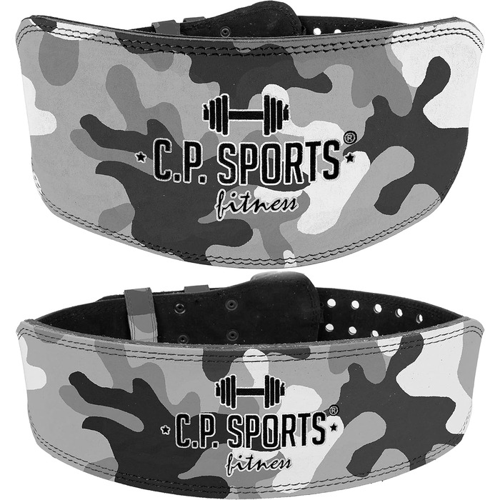 Шкіряний пояс для тренувань C.P. Sports, для пауерліфтингу, бодібілдингу та фітнесу, стандартний або широкий, для чоловіків і жінок