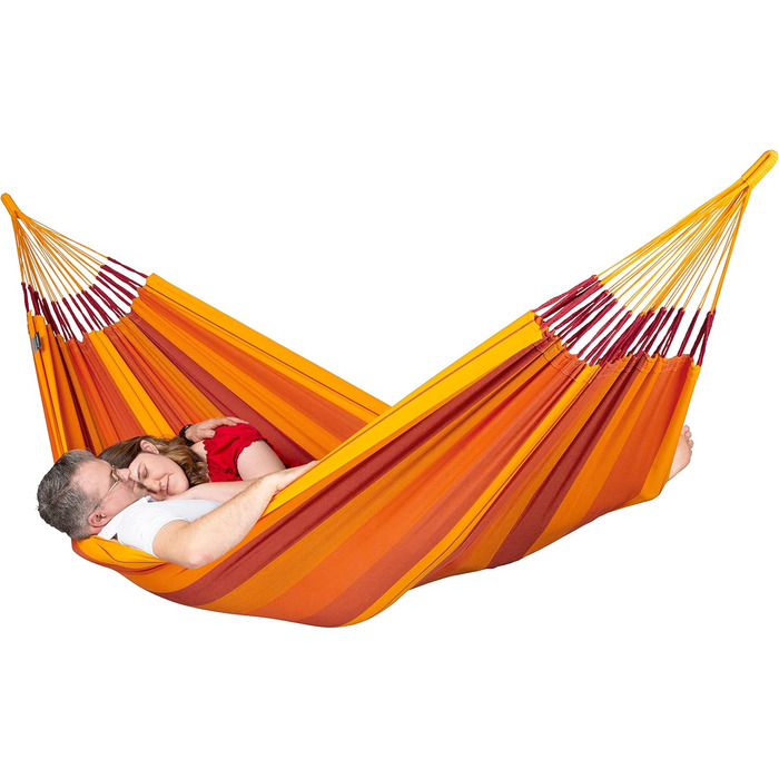 Гамак LA SIESTA Modesta Класичний подвійний з органічної бавовни (Volcano)
