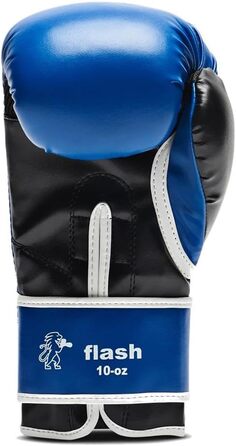 Дитячі боксерські рукавички LEONE 1947 Junior Flash, сині, 4 OZ, GN083J, універсальні