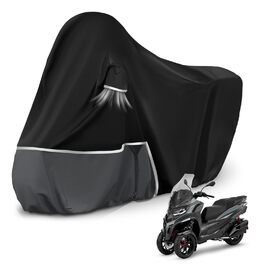 Водонепроникний чохол для мотоцикла Piaggio Vespa GTV GTS GT 60/125/200/250/300, захисний тент з тканини 420D Oxford, чорно-сірий
