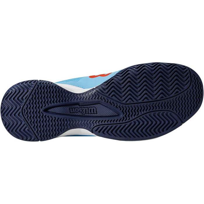 Тенісне взуття Wilson Rush Pro Jr Ql Carpet для дітей, білий, блакитний, чорний (28 2/3 EU)