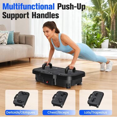 Платформа для вібраційного масажу та тренувань, 180 швидкостей, Power Shaping, до 150 кг