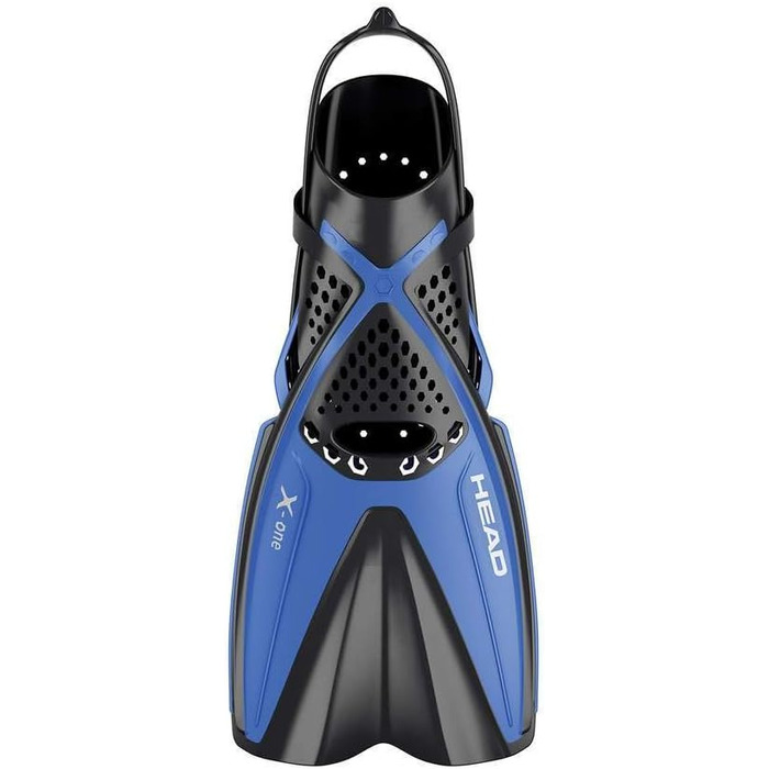 Ласти Mares X-One короткі для снорклінгу, сині, розмір S/M (35-38)