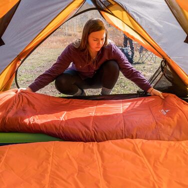Спальник TETON Sports Altos Ultralight Mummy (помаранчевий) 84x32x17 см - легкий, компресійний мішок