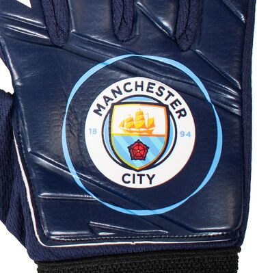Дитячі воротарські рукавички Manchester City FC - Офіційний мерч, подарунок для юних футболістів 5-10 років
