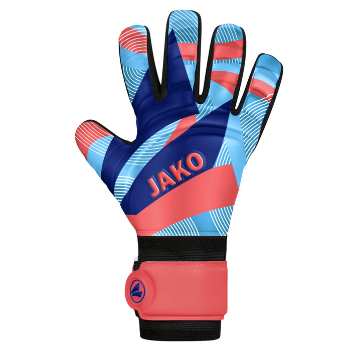 Воротарські рукавички JAKO River Basic RC Kids дитячі корал/блакитний/темно-синій