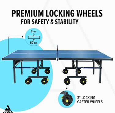 Стол для настільного тенісу JOOLA Nova Pro Plus – Outdoor, складний, з сіткою та регулюванням висоти