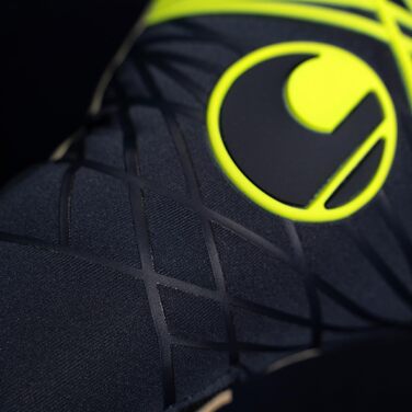 Воротарські рукавички Uhlsport Prediction Absolutgrip HN Fit для дітей і дорослих, розмір 9.5, сині/білі/жовті, для футболу