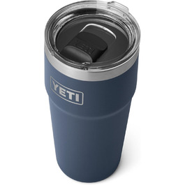 Термокружка YETI Rambler 591 мл з кришкою MagSlider, синя, сталева, для напоїв