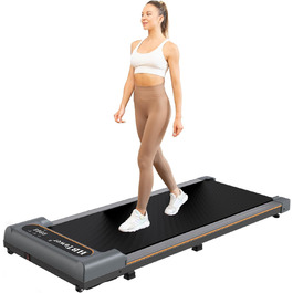 Walking Pad HBTower: Складаний біговий доріжки 2-в-1 для дому та офісу з LED дисплеєм та пультом керування