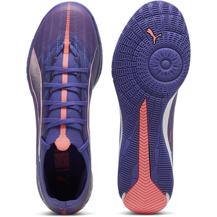 Кросівки футбольні PUMA Ultra 5 Match It, 38 EU, Lapis Lazuli/Puma White/Sunset Glow