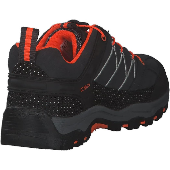 Дитячі трекінгові черевики CMP Rigel Low Wp для хлопчиків, Антрацит/Помаранчевий, 33 EU
