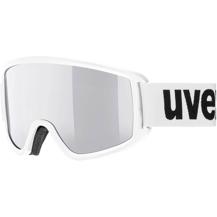 Універсальна лижна маска Uvex Topic FM, біла/сріблясто-золота, для дорослих, захист від ультрафіолету
