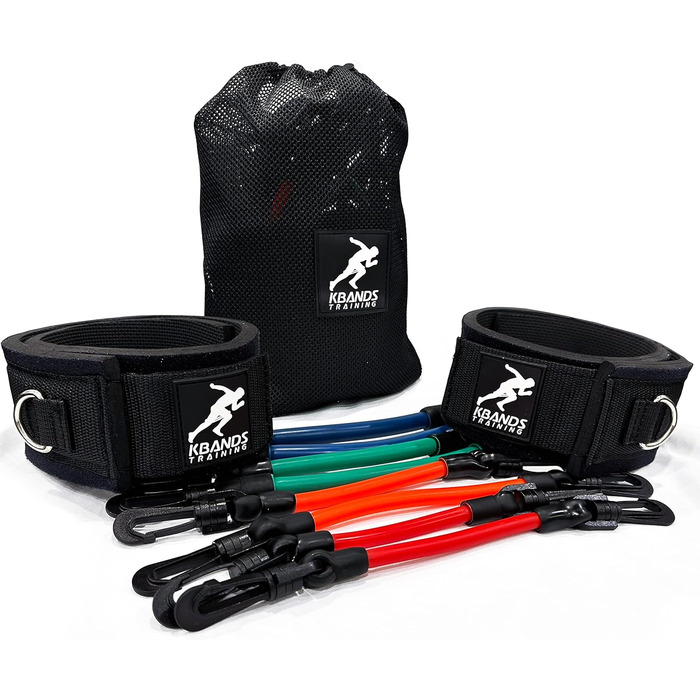 Kbands еспандери для швидкості та сили, з програмами Speed 101 і Agility FX, для підлітків і дорослих, різні розміри