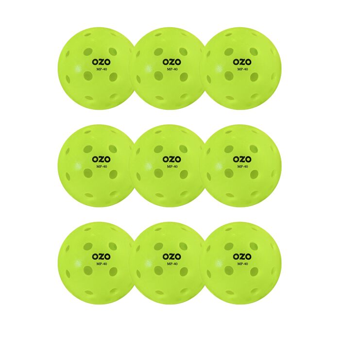 Набір для піклболу OZO Outdoor - 40 отворів, червоний, для гри на вулиці